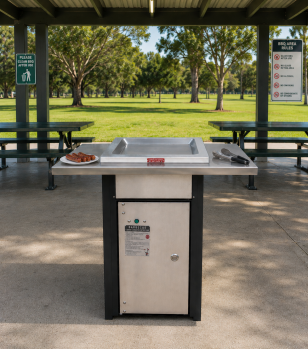 The T-Pedestal Electric BBQ