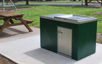 SCPC6 Single cabinet with Kingsize electric BBQ