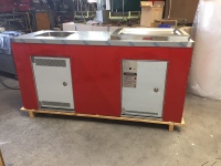 Double cabinet with BBQ & Sink