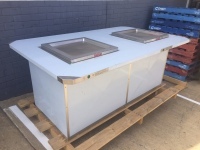 Double cabinet electric 'accessible' BBQ in stainless