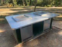 Accessible double cabinet in a council park
