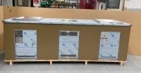 Triple Cabinet with 2 x Queensize BBQs and Sink Powdercoat Vintage Copper Kinetic